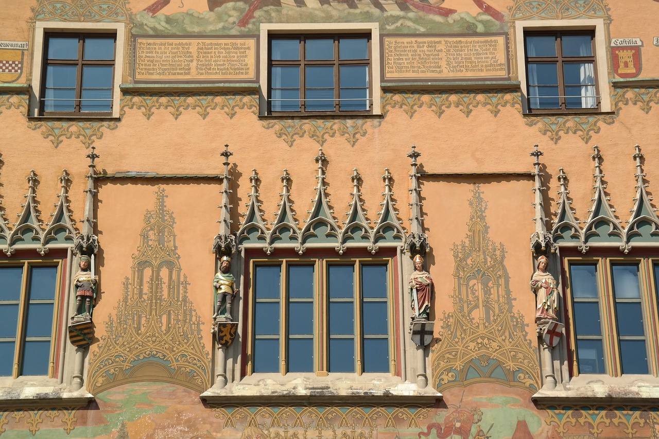 town hall ulm window free photo