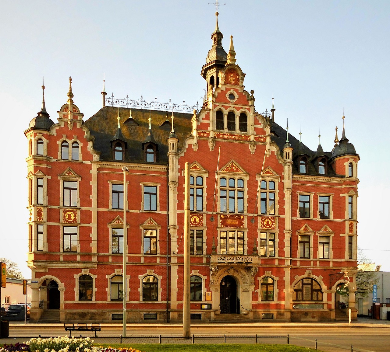 town hall dresden pieschen free photo