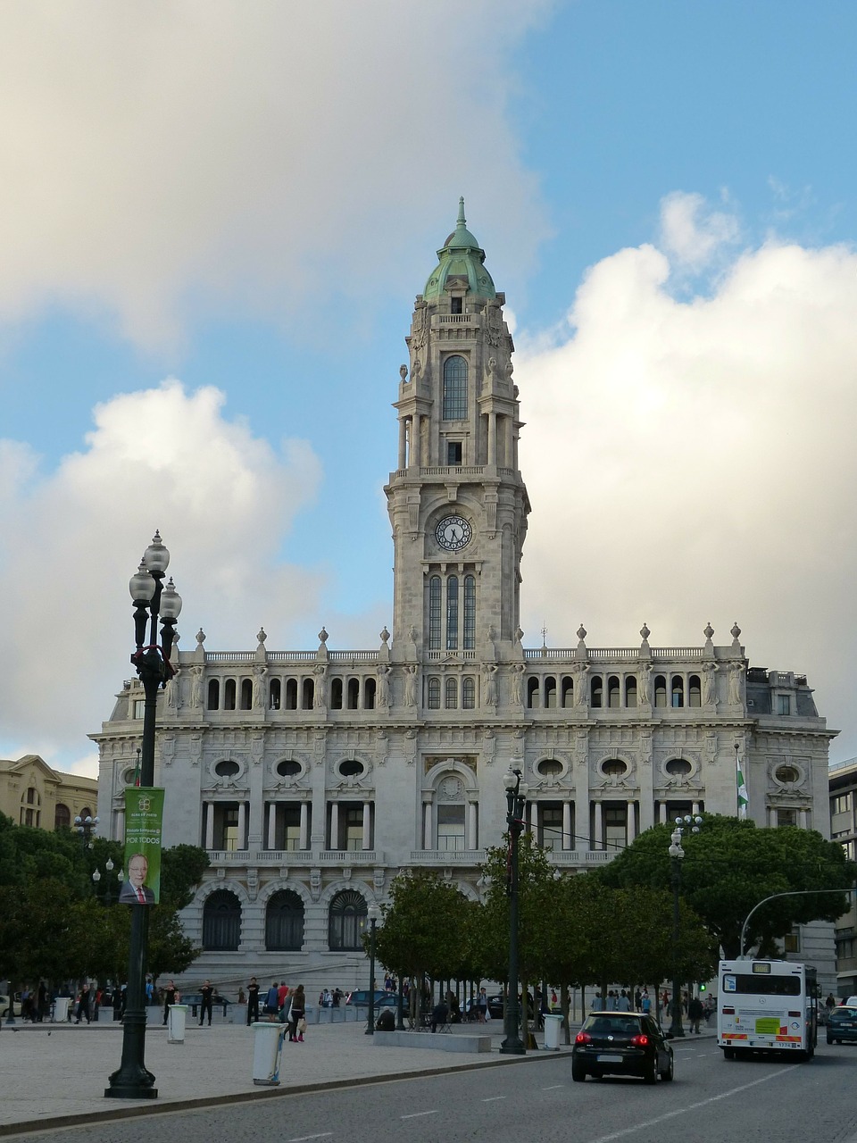 town hall porto portugal free photo