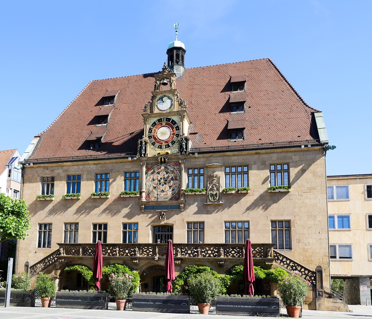 town hall heilbronn historically free photo