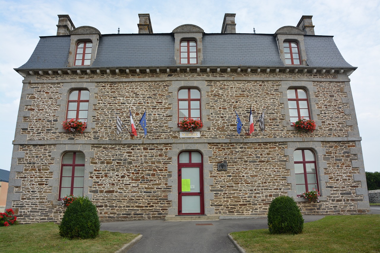 town hall the boussac heritage free photo