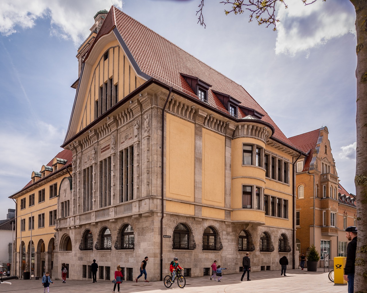 town hall  albstadt  architecture free photo