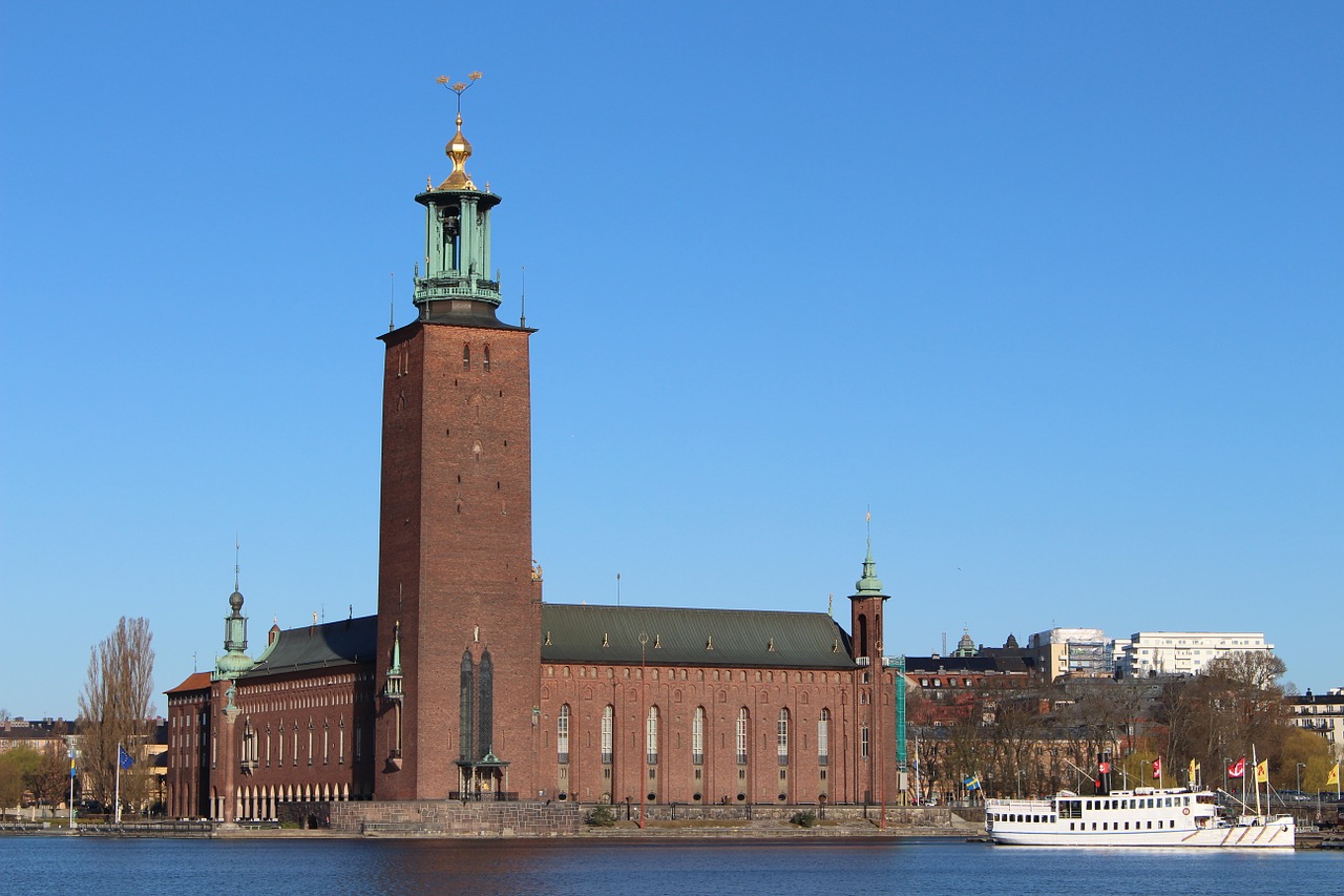 town hall stockholm building free photo