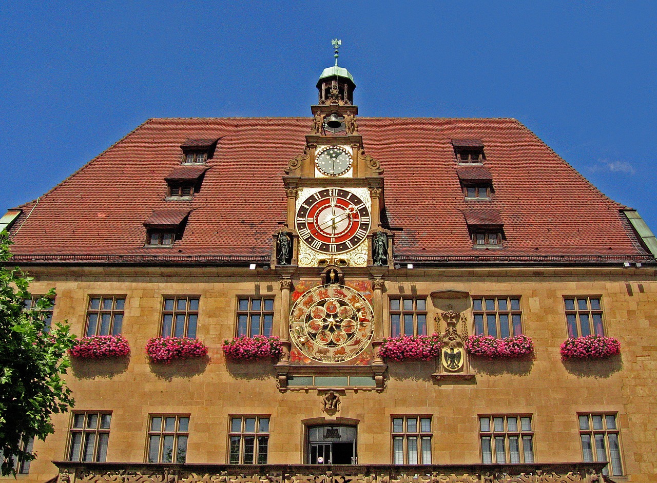 town hall heilbronn historically free photo