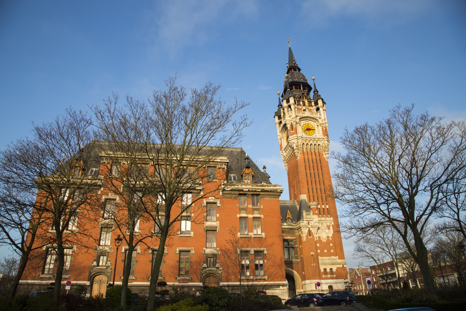 town hall sunlight free photo