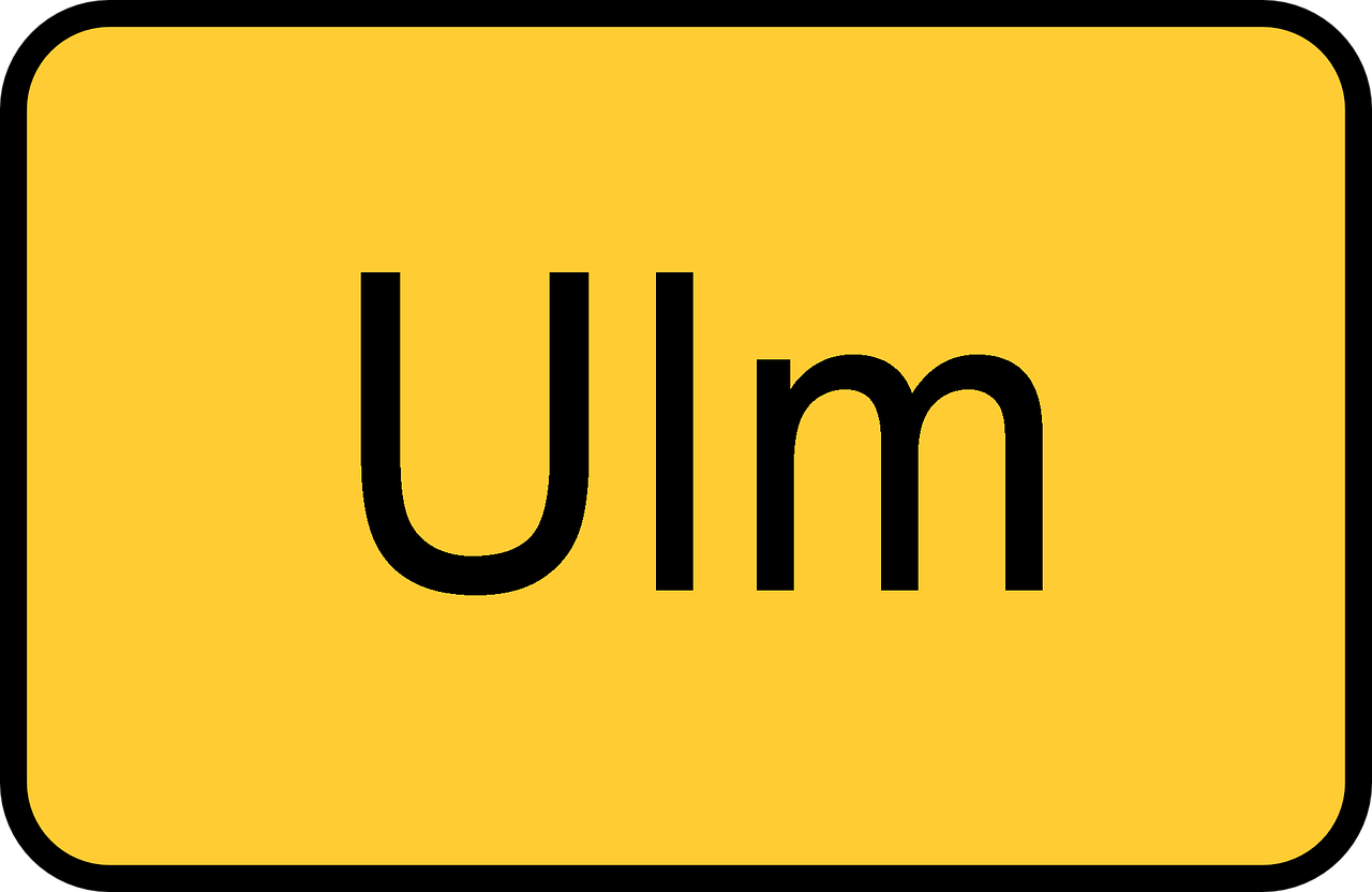 town sign ulm input free photo