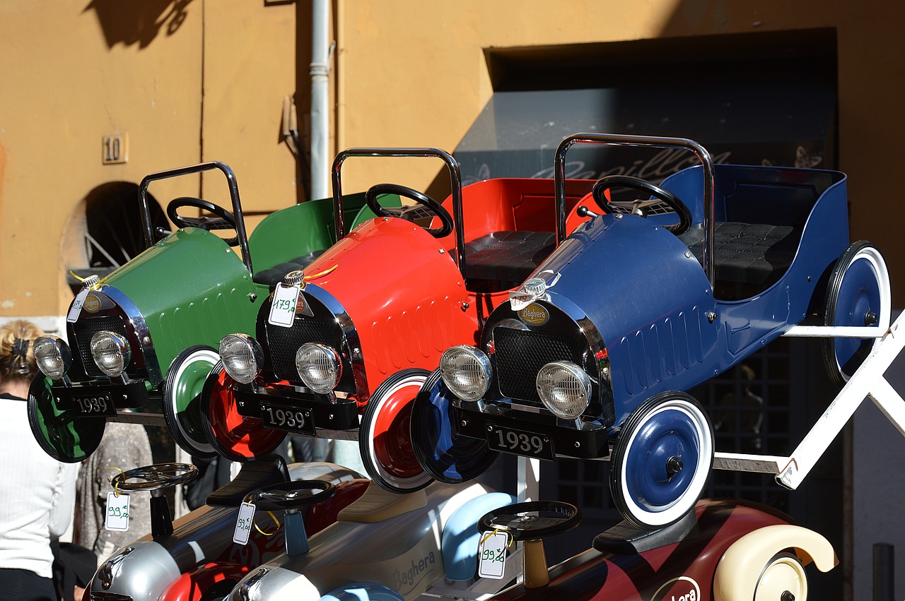 toy cart vintage free photo