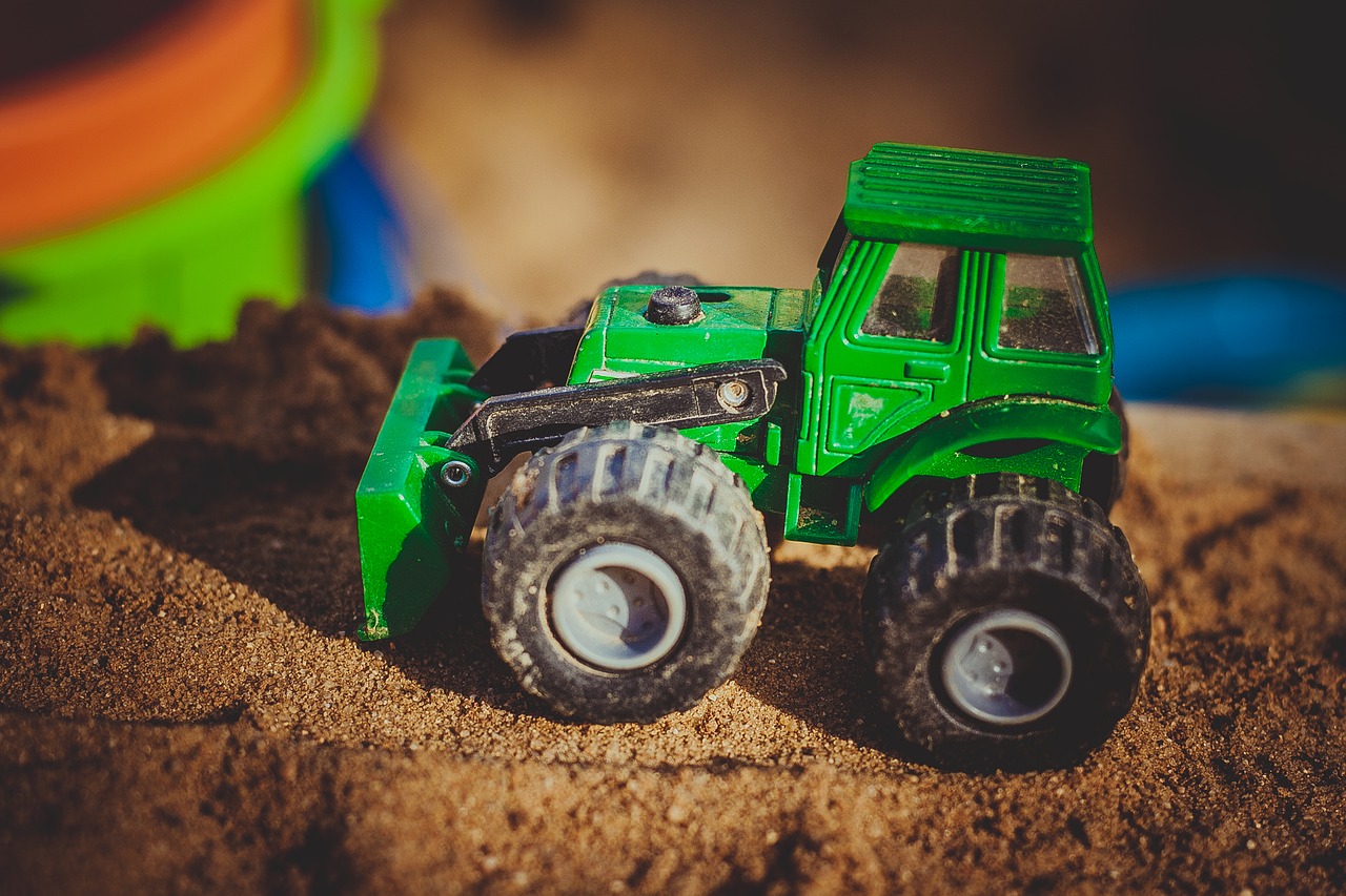 toy tractor fantasy free photo