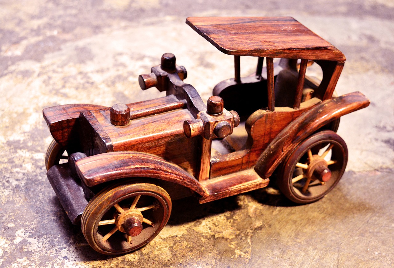 toy car wooden free photo