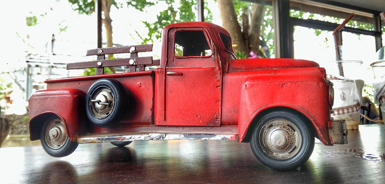 toy truck red free photo