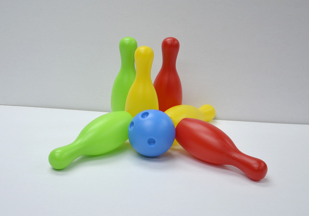 toy bowling children's bowling colorful bowling free photo