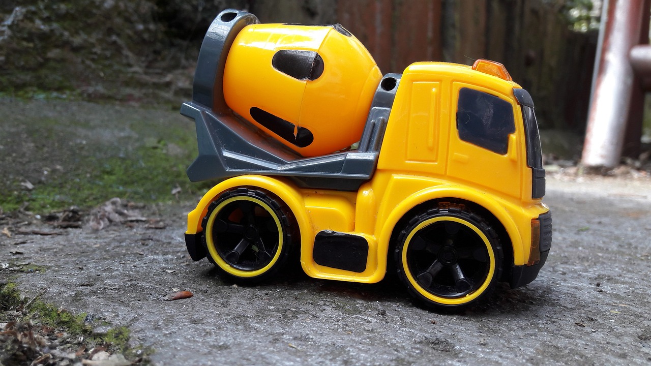 toy car concrete vehicle free photo