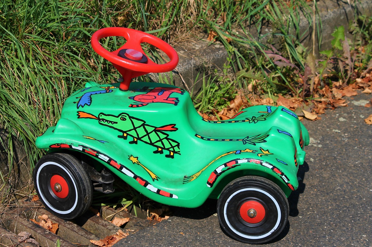 toy car colorful painted free photo