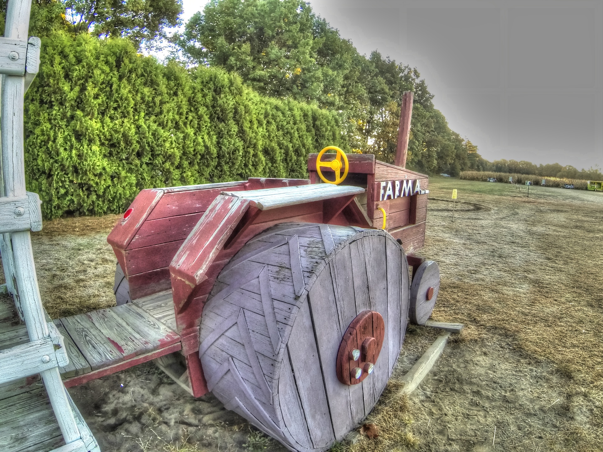 tractor tractors playground free photo