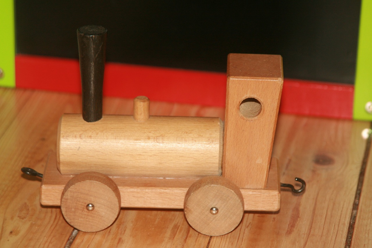 toys wooden railway build free photo