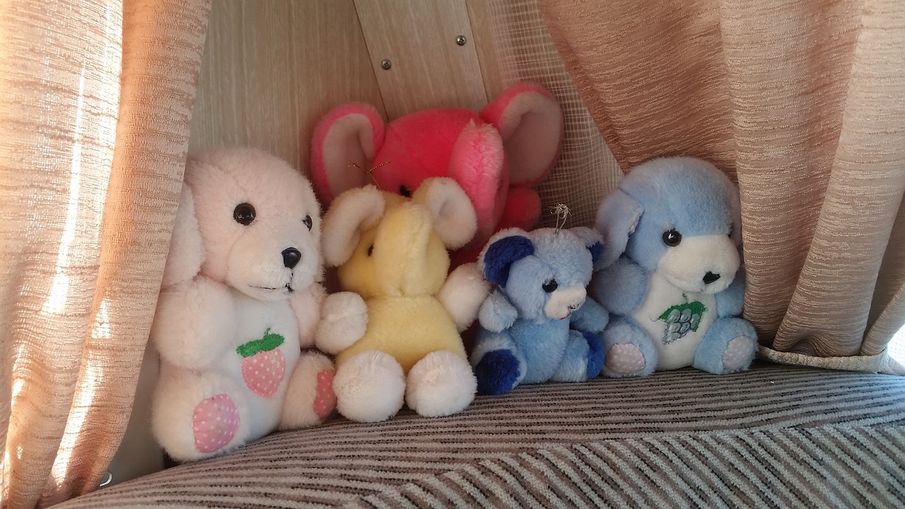 toys stuffed animals still life free photo