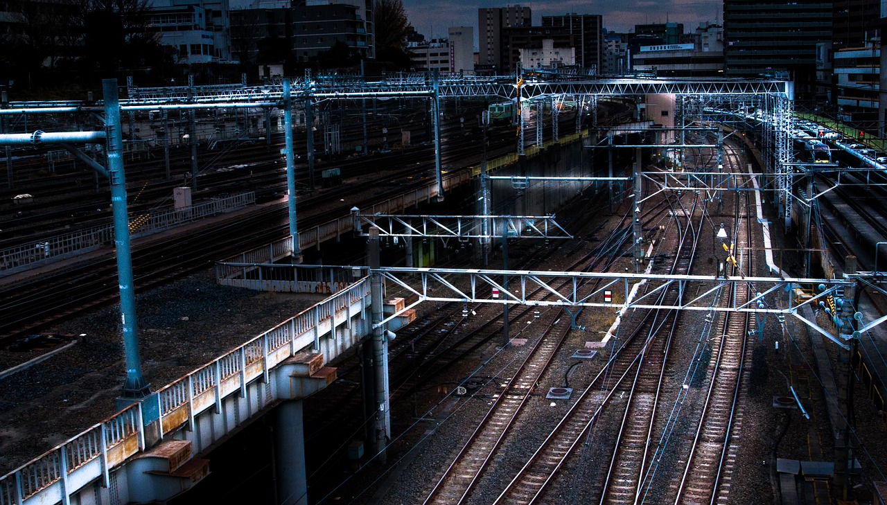 track railway steel free photo