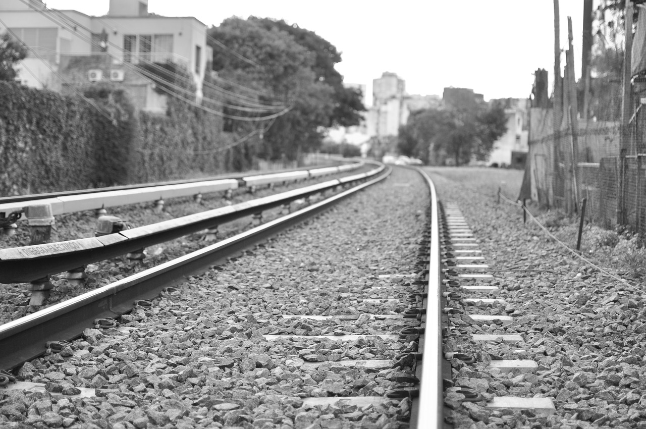 track railroad track train track free photo