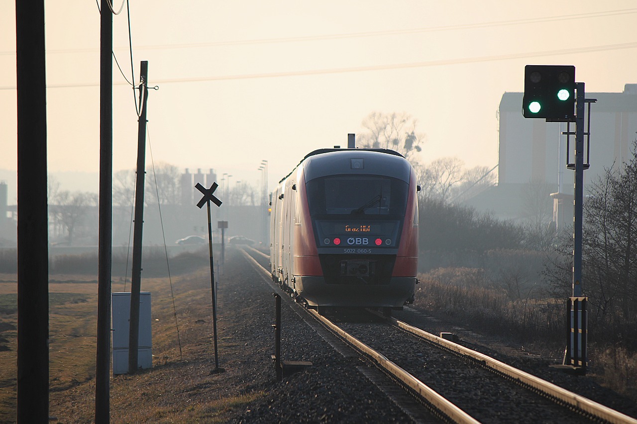 track railway railroad tracks free photo