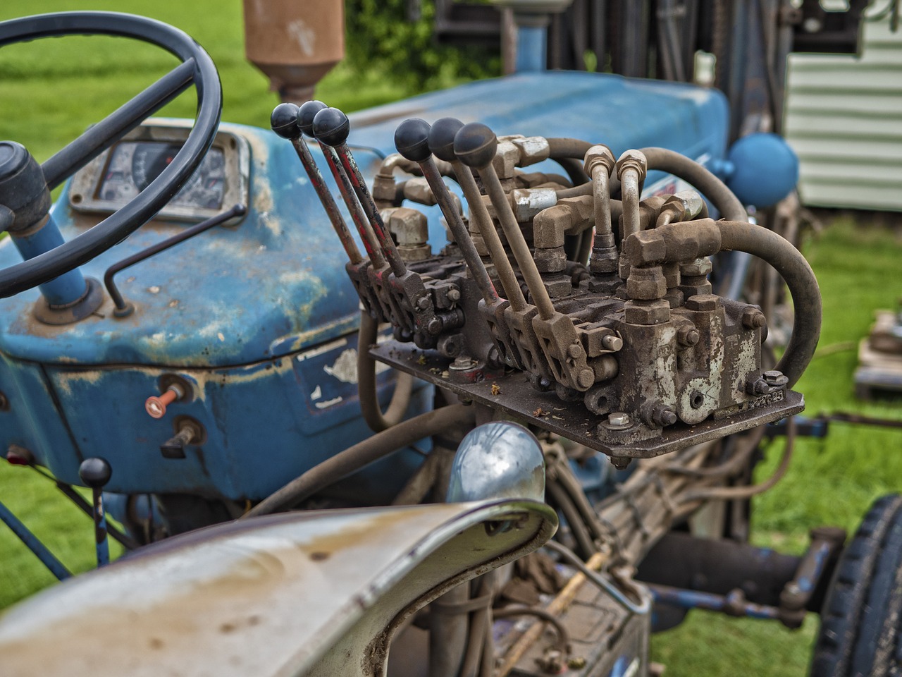 tractor controls equipment free photo