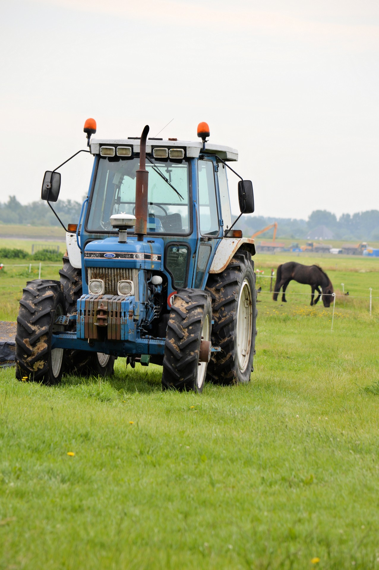 tractor pasture peasant free photo