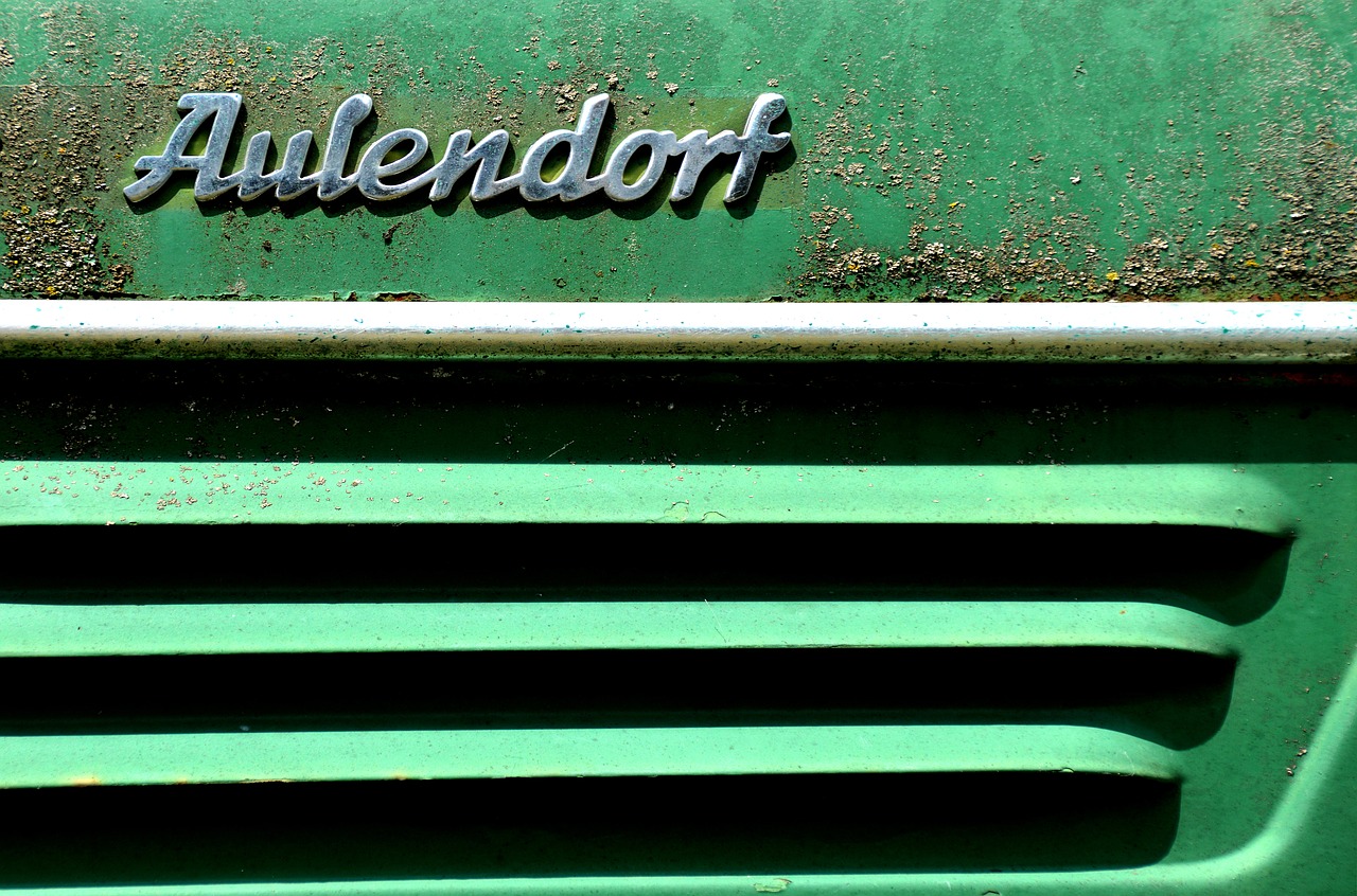 tractor hood detail free photo