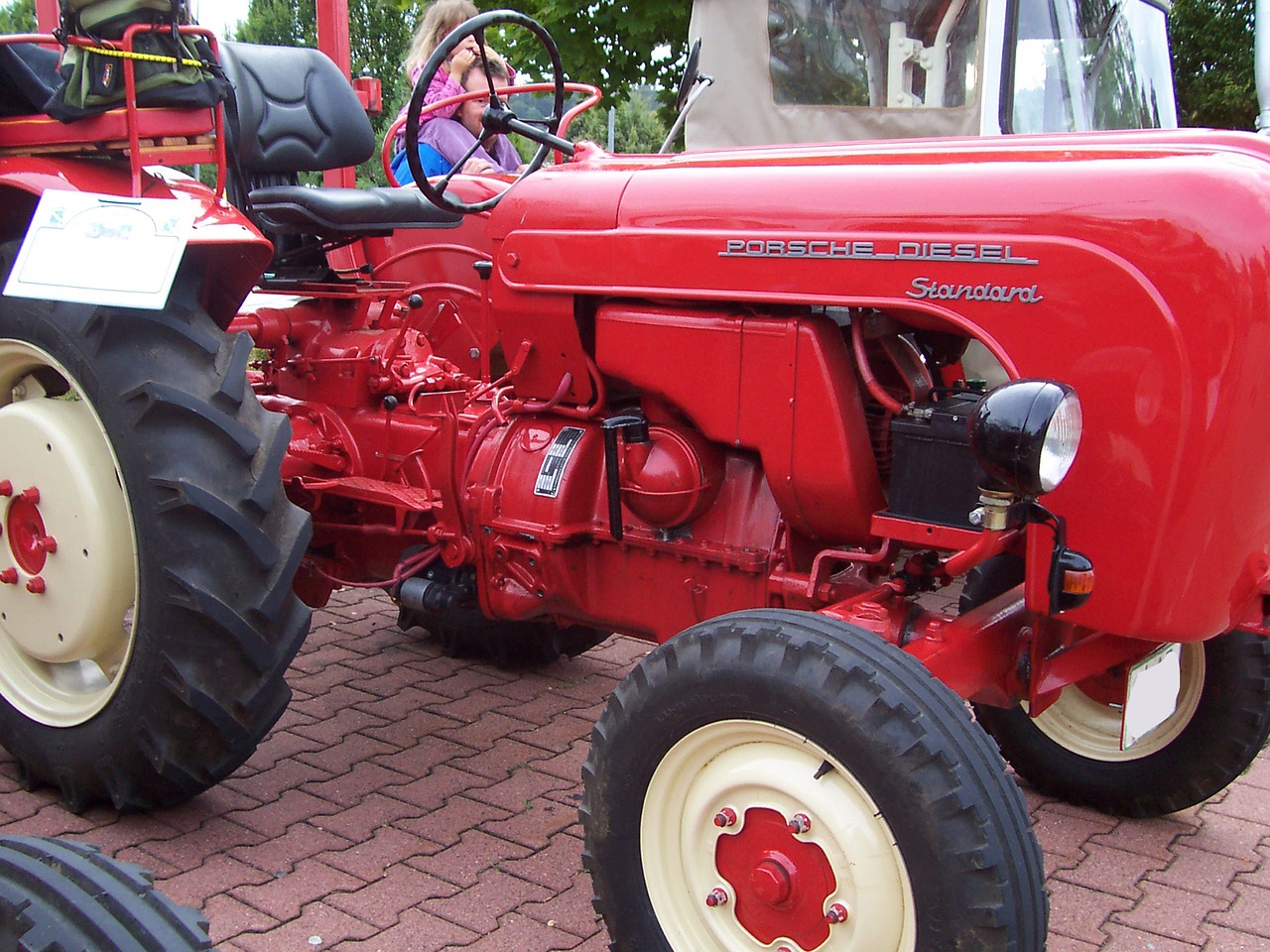 tractor porsche agriculture free photo