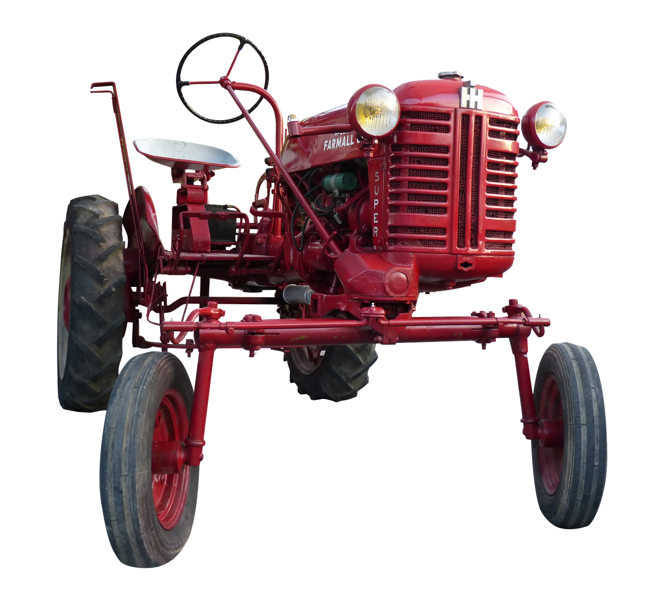 tractor old vintage free photo