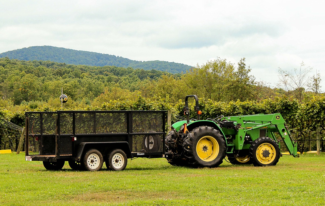 tractor cart farm vehicle free photo