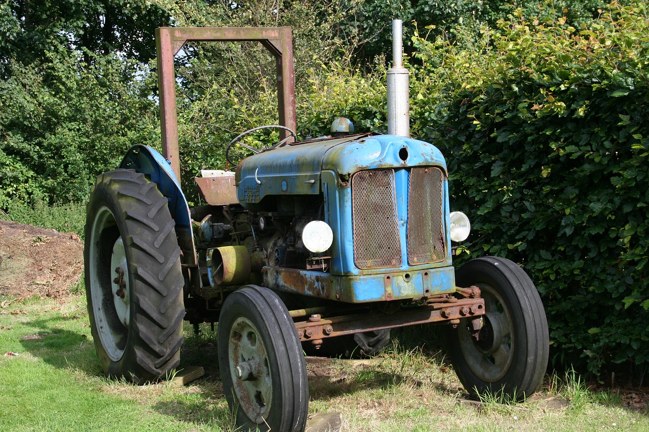 tractor farming vintage free photo