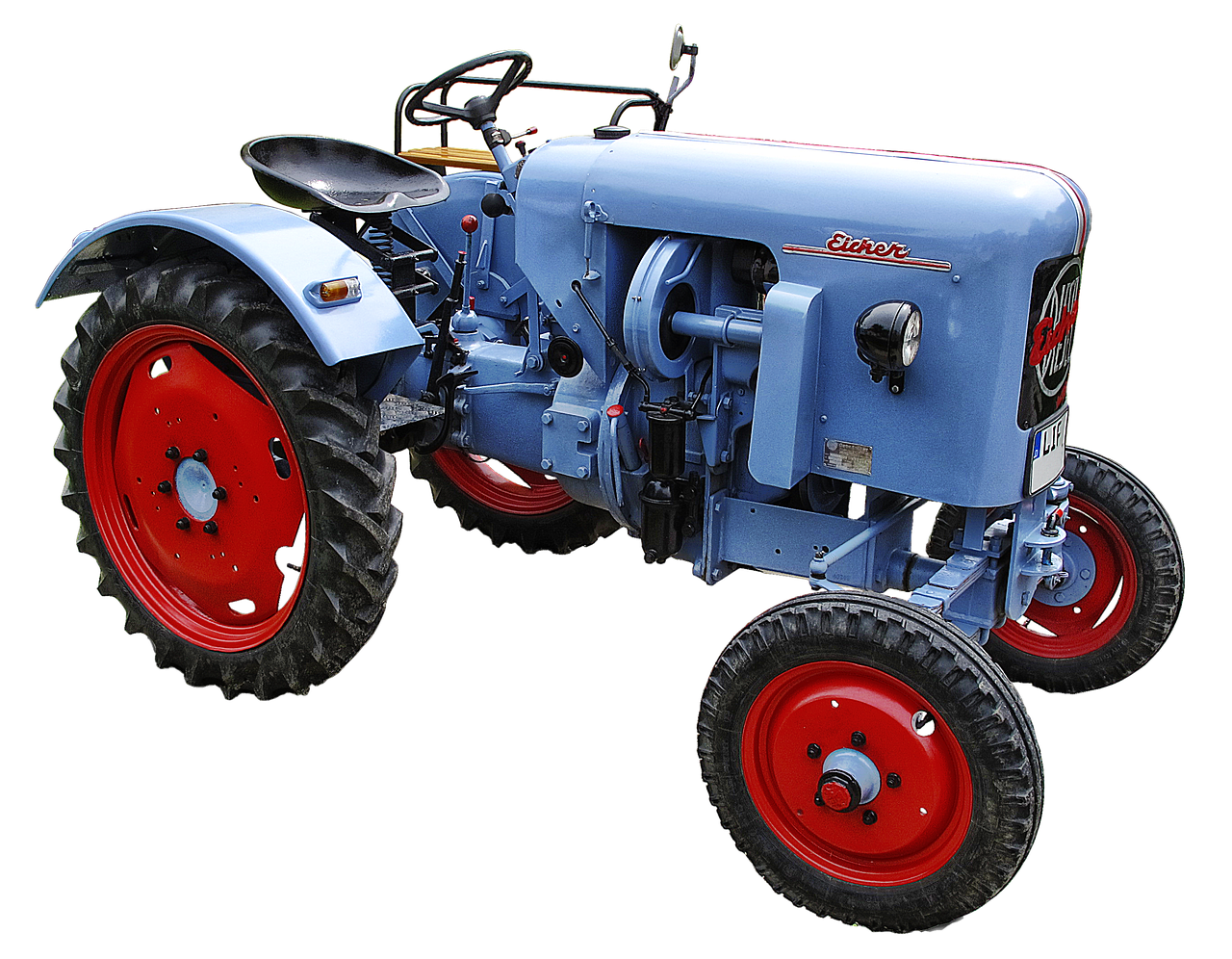 tractor eicher oldtimer free photo