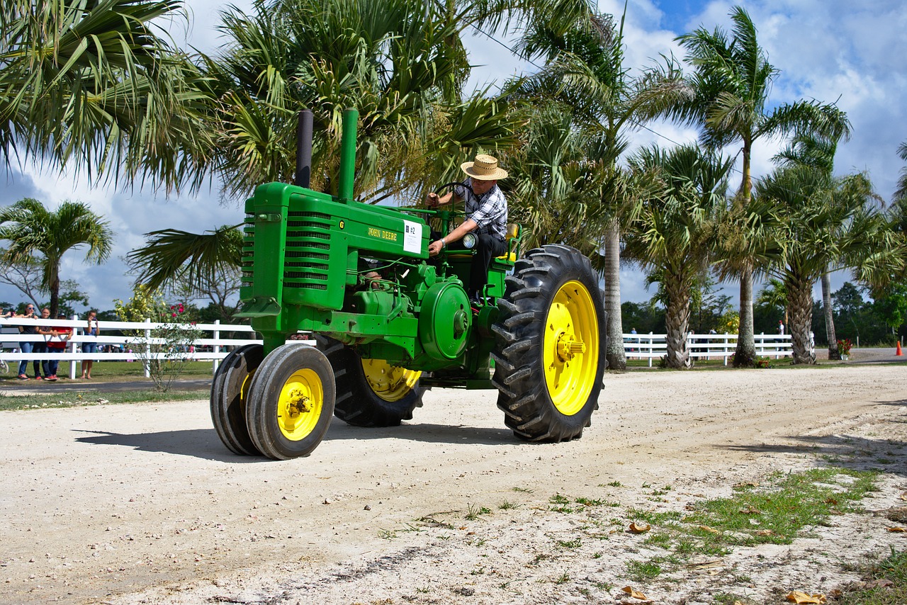 tractor antique farm equipment free photo