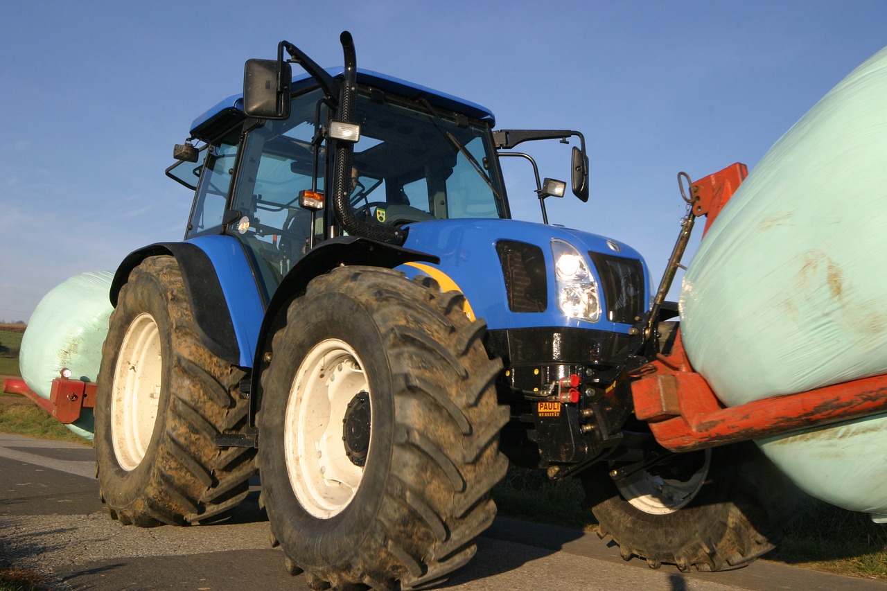 tractor transport system industry free photo