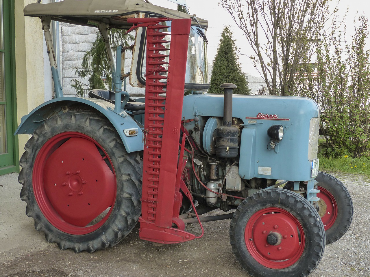 tractor machine farm free photo