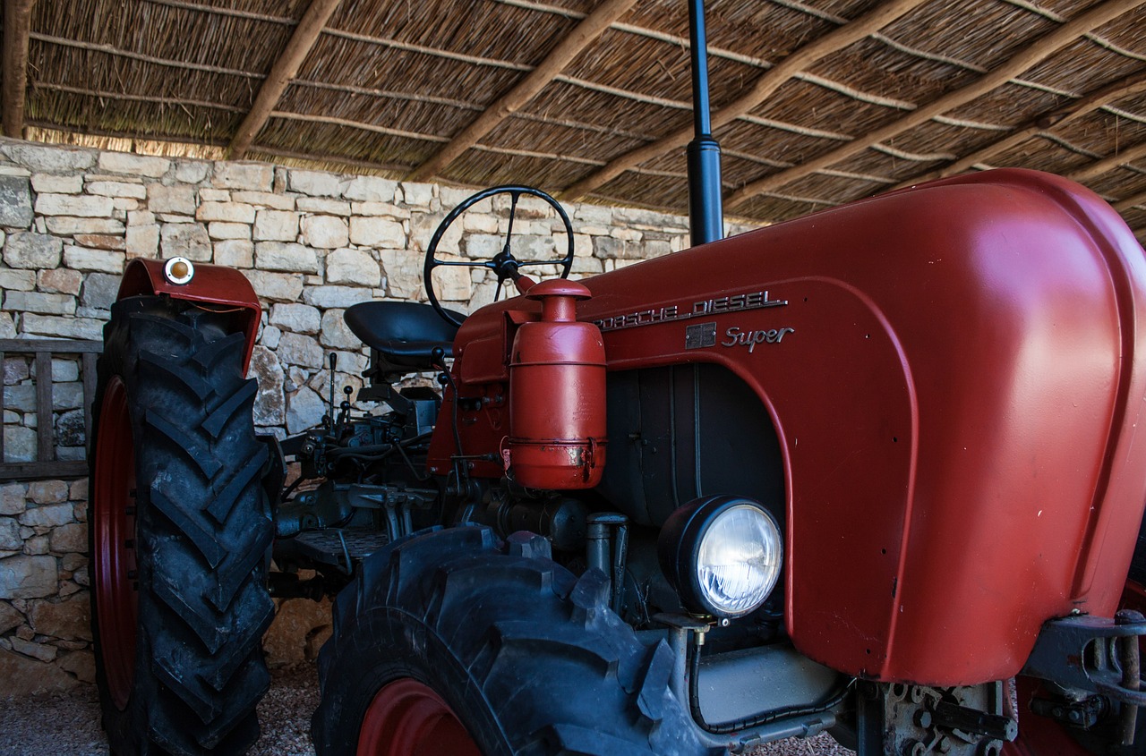 tractor porsche oldtimer free photo