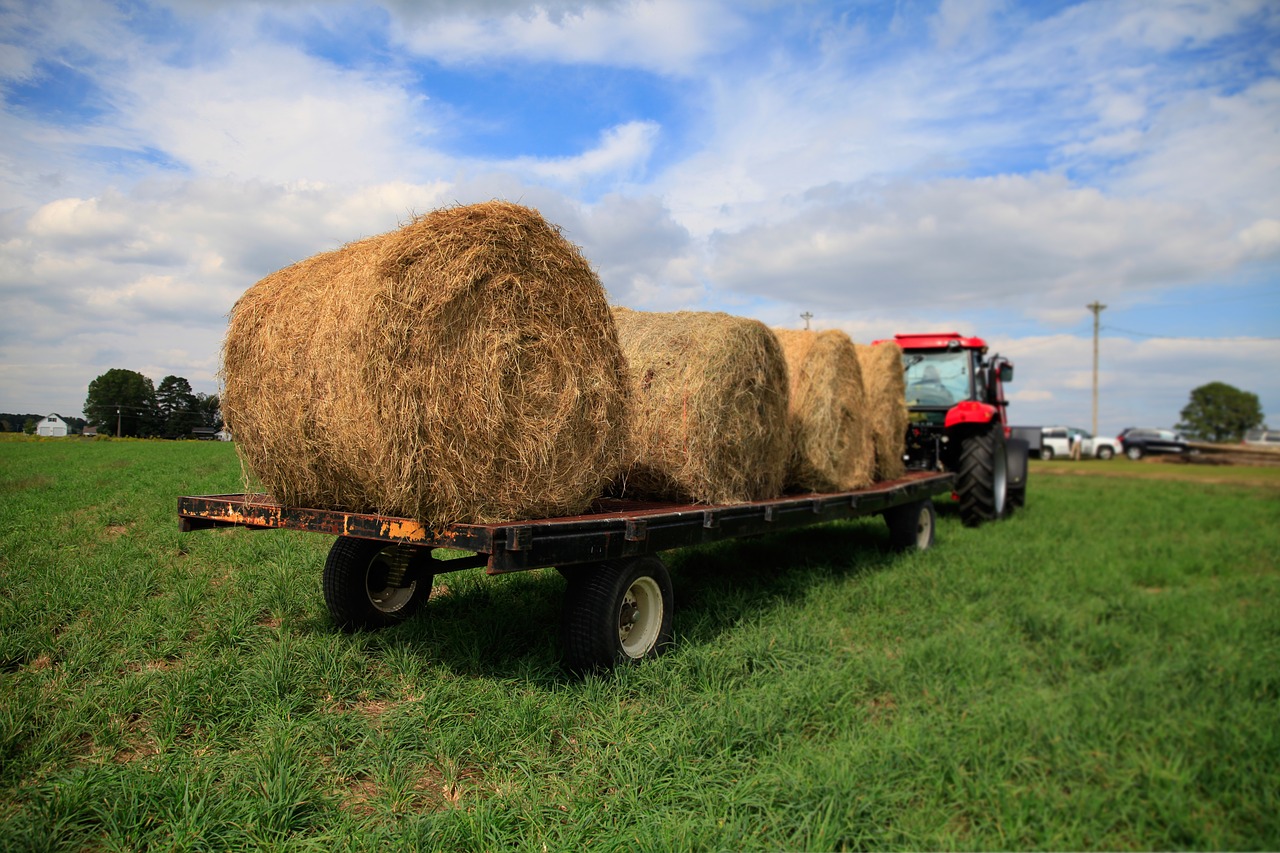 tractor  vale  hay free photo