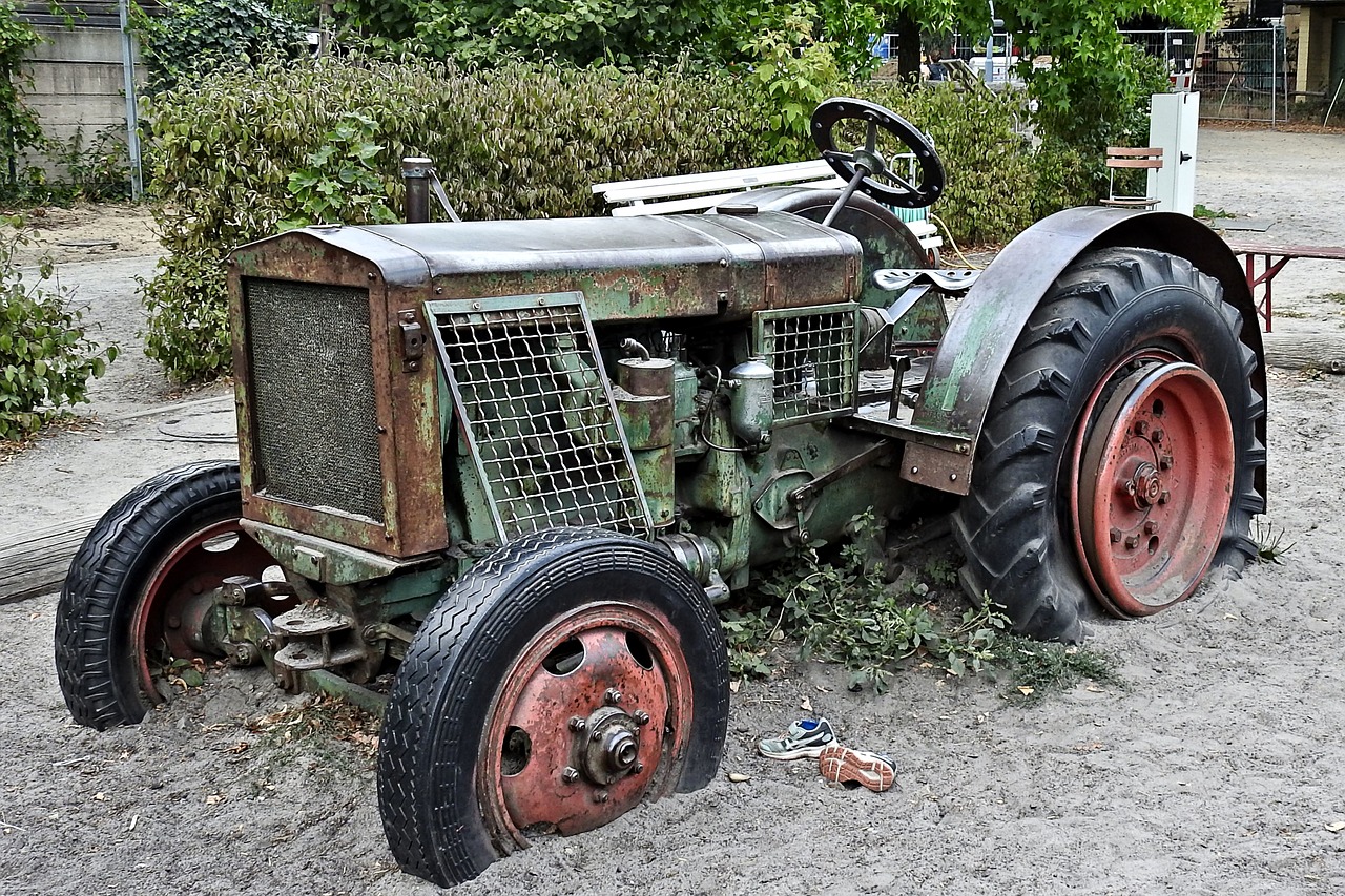 tractor  old  historically free photo