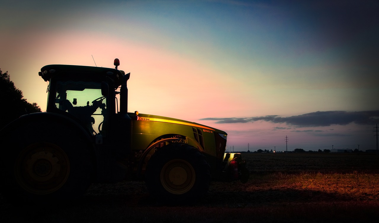 tractor  john deere  agriculture free photo