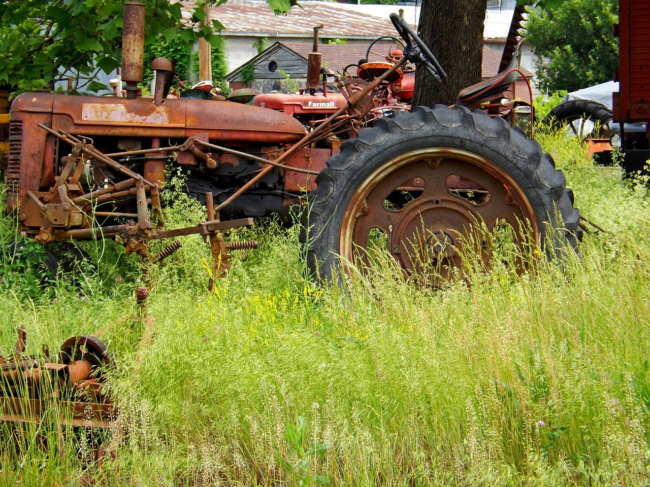 tractor machine machinery free photo