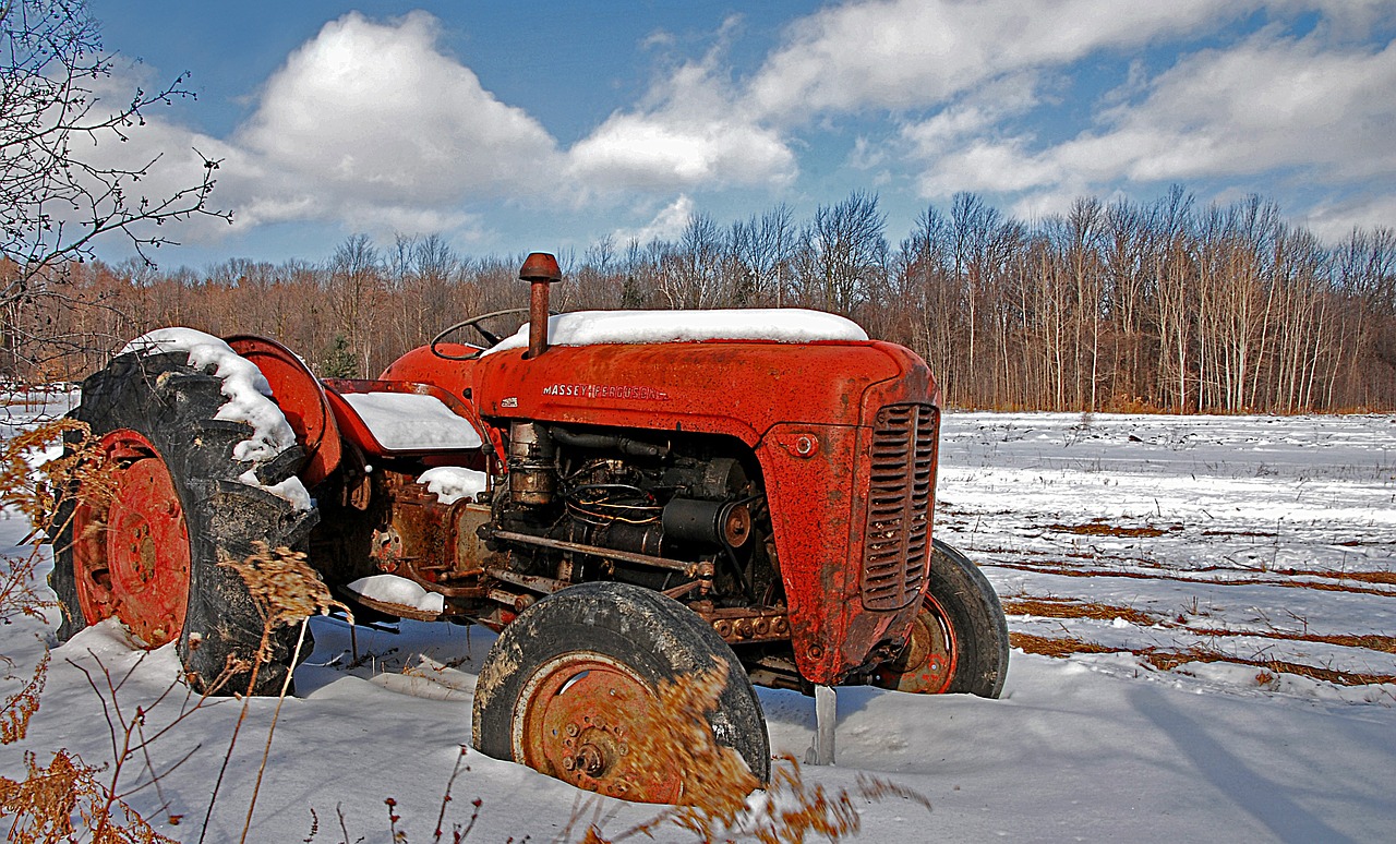 tractor vintage agriculture free photo