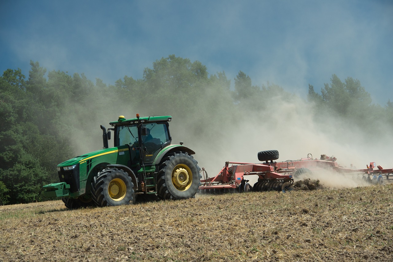 tractor field agriculture free photo