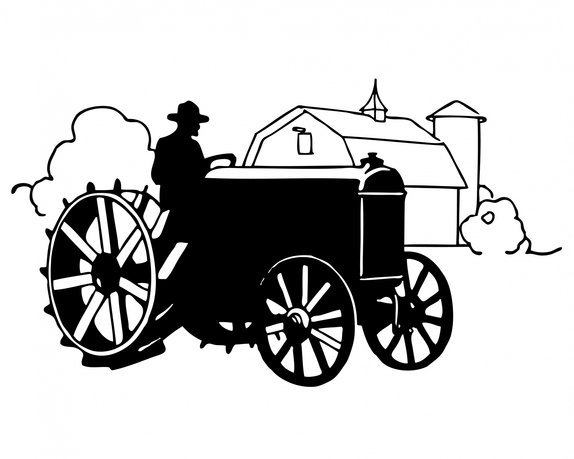 tractor farming clipart black and white see more tractor farming clipart black and white
