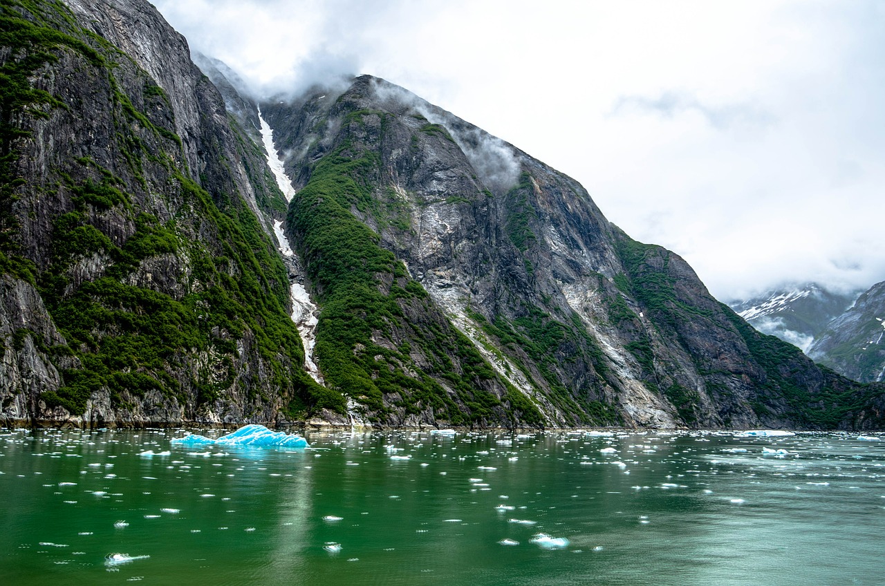 tracy arm fjord alaska juneau free photo