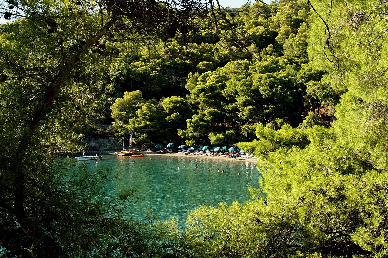 trader beach greece free photo