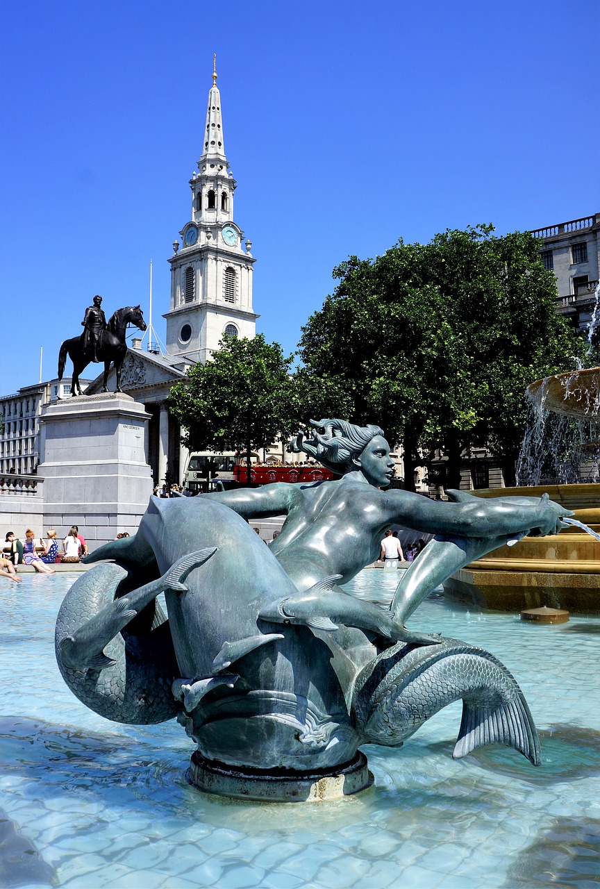 trafalgar square landmark free photo