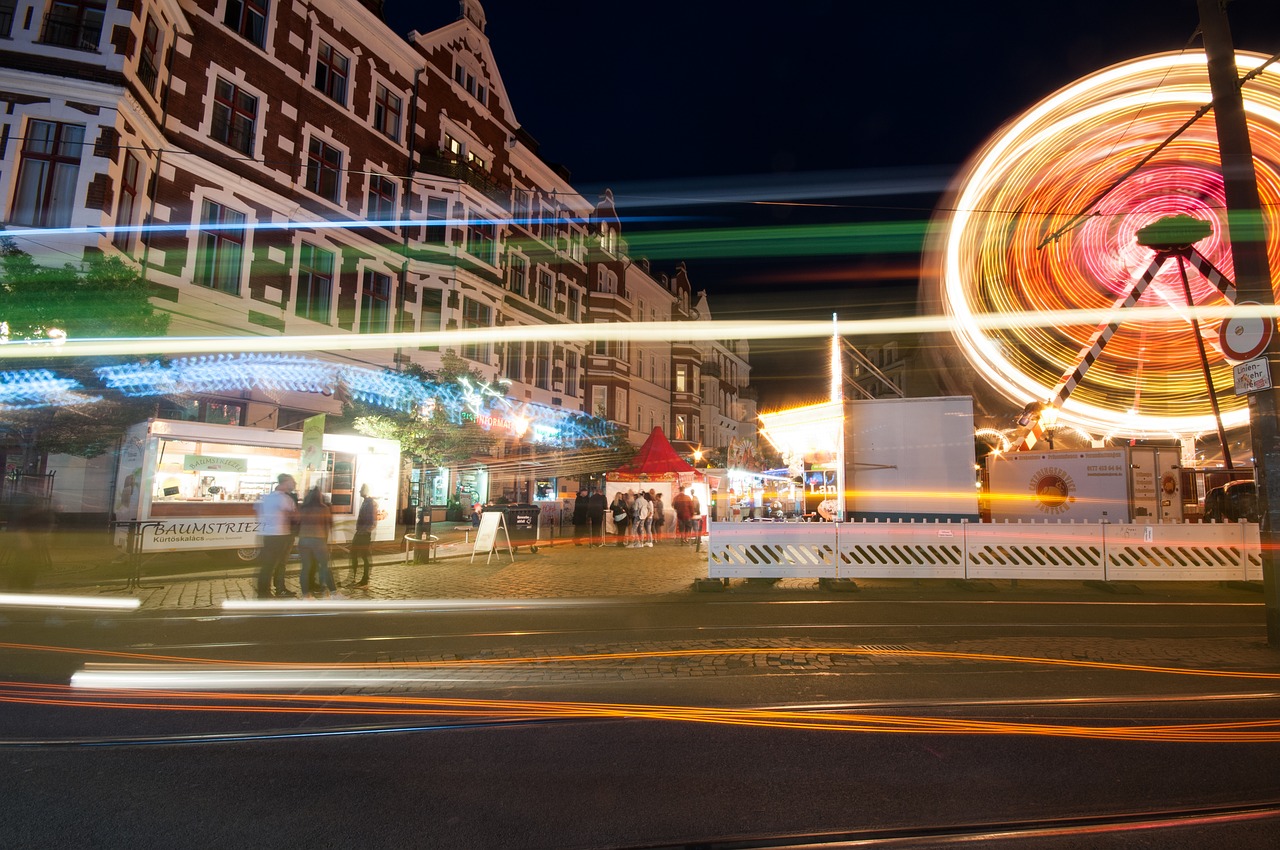 traffic  dusk  street free photo