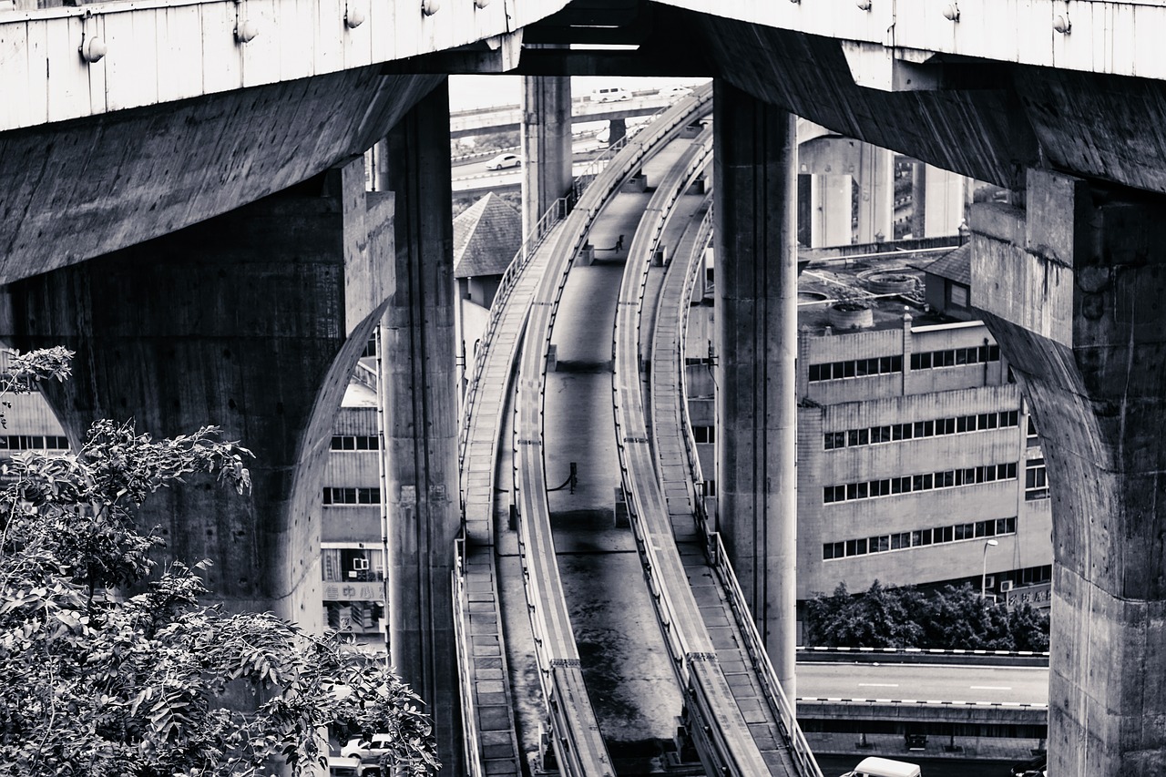 traffic  chongqing  tracks free photo