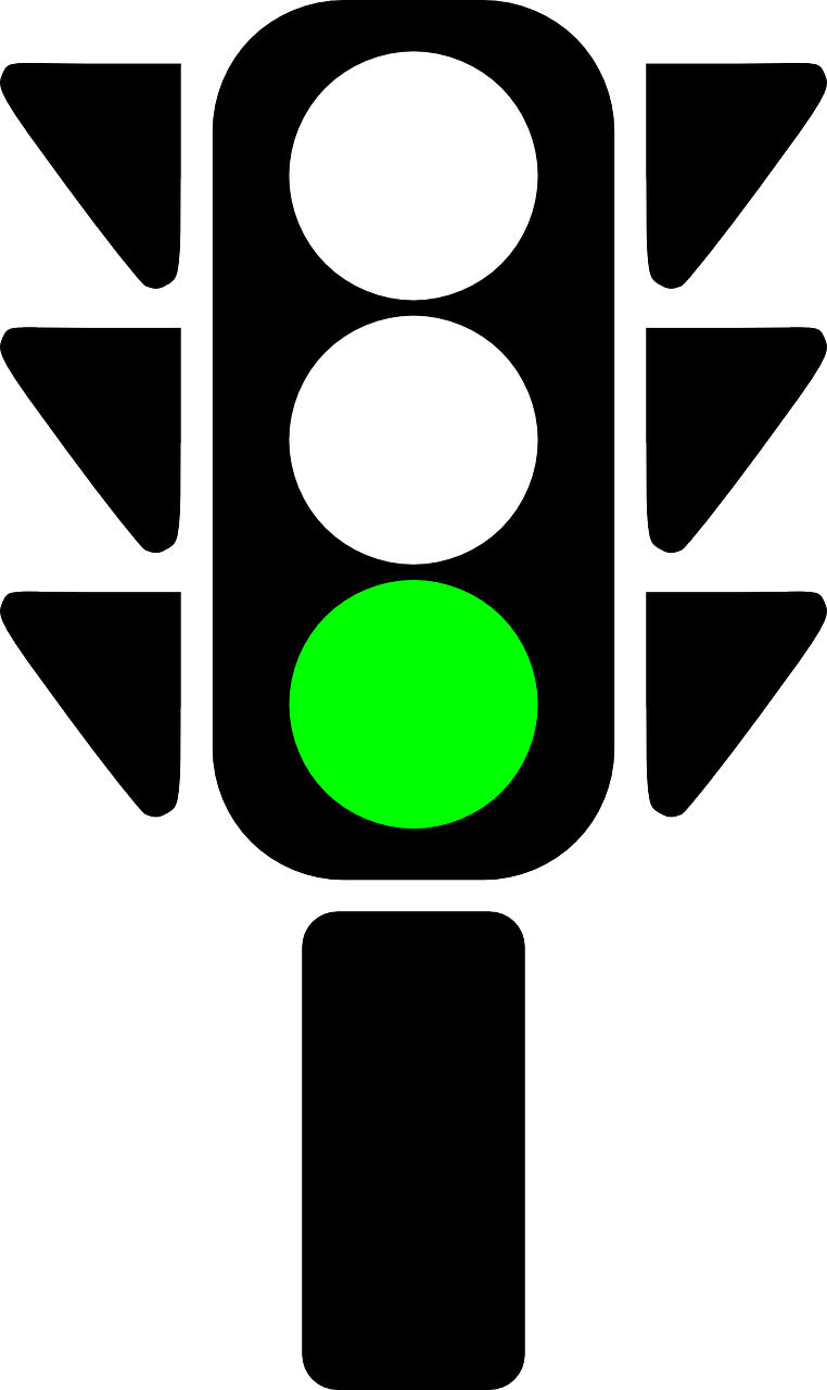 traffic light green go free photo