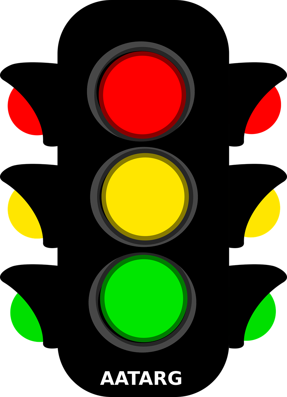 traffic light red yellow free photo