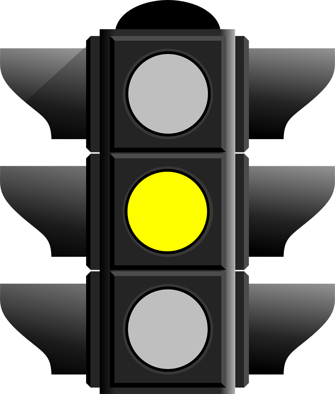 traffic light yellow wait free photo